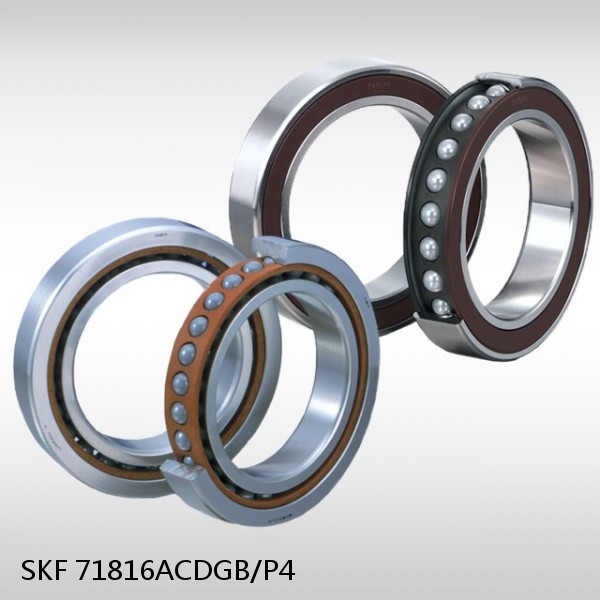 71816ACDGB/P4 SKF Super Precision,Super Precision Bearings,Super Precision Angular Contact,71800 Series,25 Degree Contact Angle